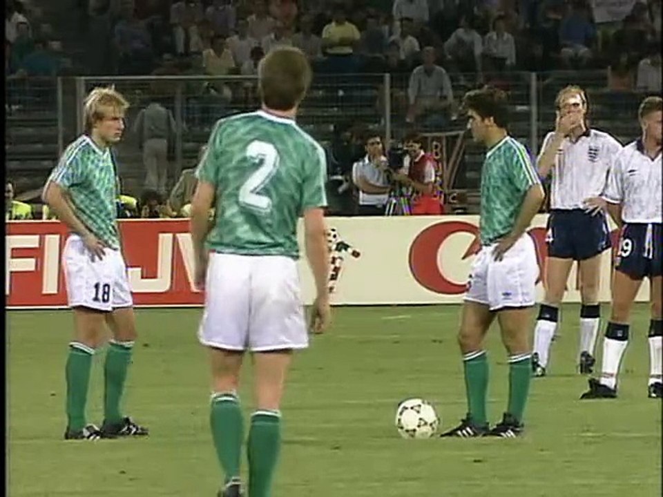 FIFA World Cup 1990 Germany FR v England 04 July 1990 ZDF 2/2