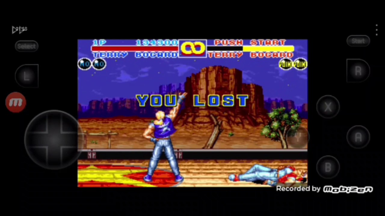 Fatal Fury 2 Terry Bogard vs Terry Bogard Terry Bogard é derrotado por Terry Bogard clone