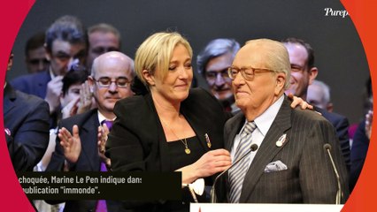 "Je trouve ça immonde" : Marine Le Pen réagit enfin aux photos du moment où elle découvre la disparition de son père