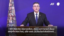 Israels Außenminister: 