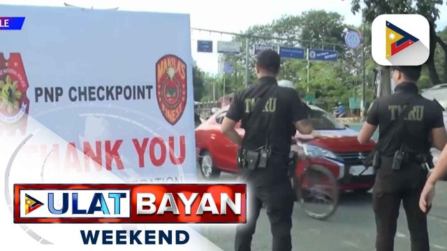 PNP, tuloy-tuloy sa isinasagawang security checkpoints bilang paghahanda sa halalan
