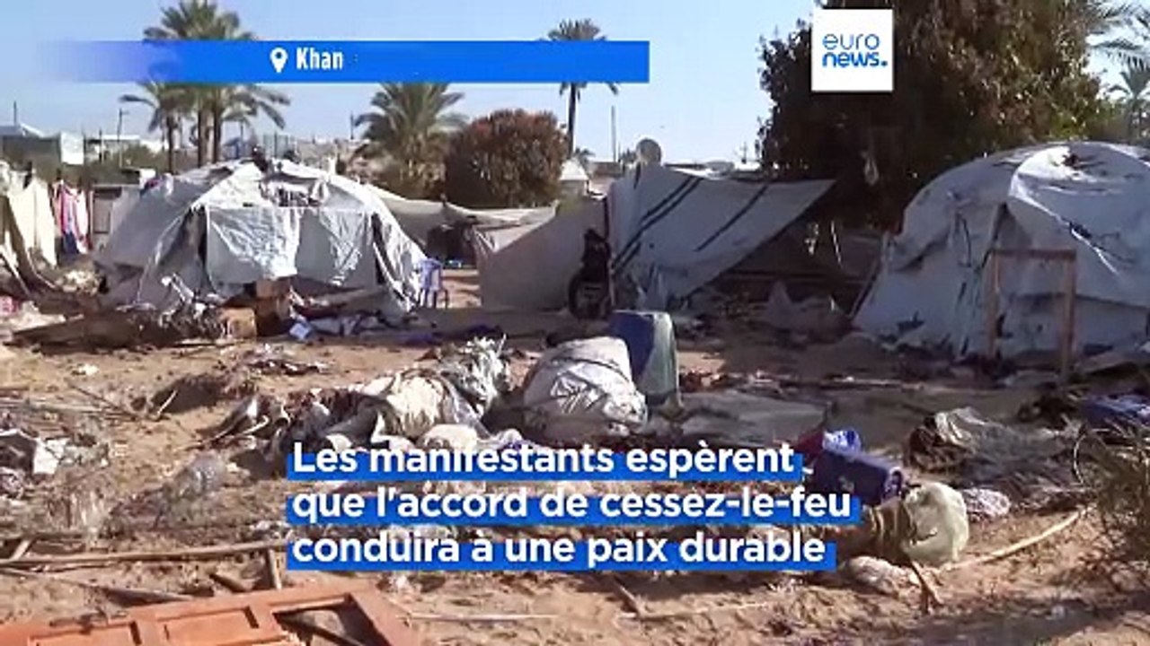 Des rassemblements en soutien l'accord de cessez-le-feu ont lieu dans plusieurs capitales européennes