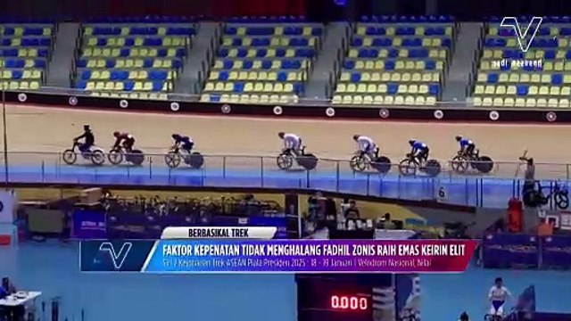 Faktor kepenatan tidak menghalang Fadhil Zonis raih Emas Keirin elit