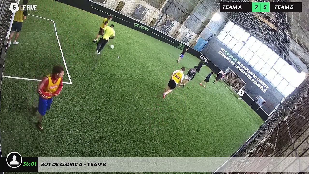 But de Cédric A - Team B