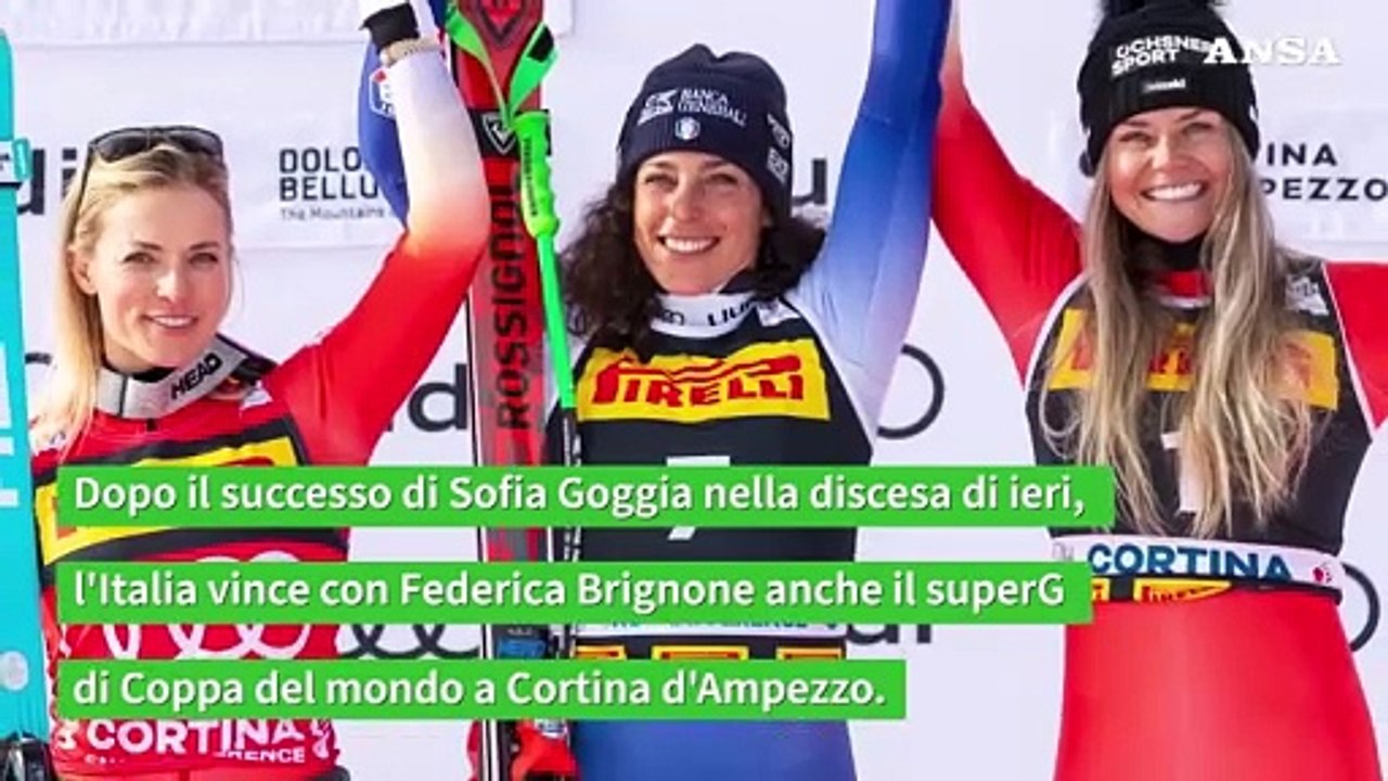 Sci, Brignone fa sognare: "Ma devo continuare cosi'"