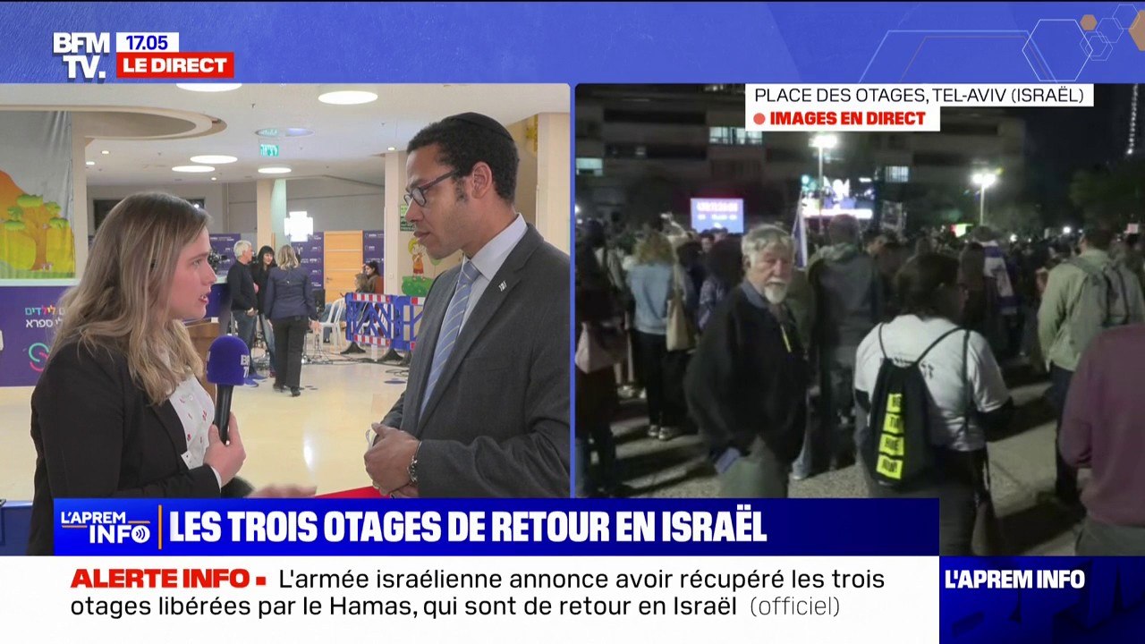 Otages libérées: "La priorité absolue, c'est leur protection et leur prise en charge médicale", assure Shimon Mercer-Wood (porte-parole du Ministère des Affaires étrangères israélien)