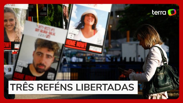 Hamas liberta primeiras reféns de Israel após acordo de cessar-fogo em Gaza