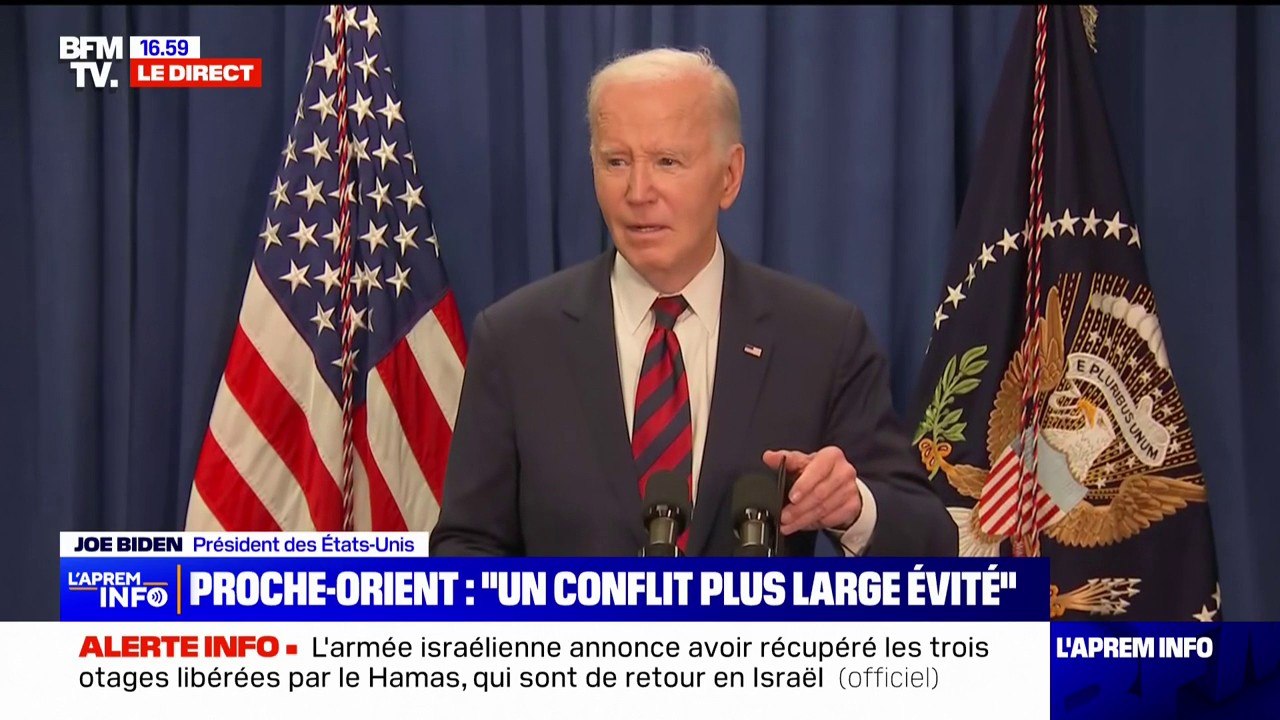 Joe Biden: "L'avenir d'Israël sera également protégé"