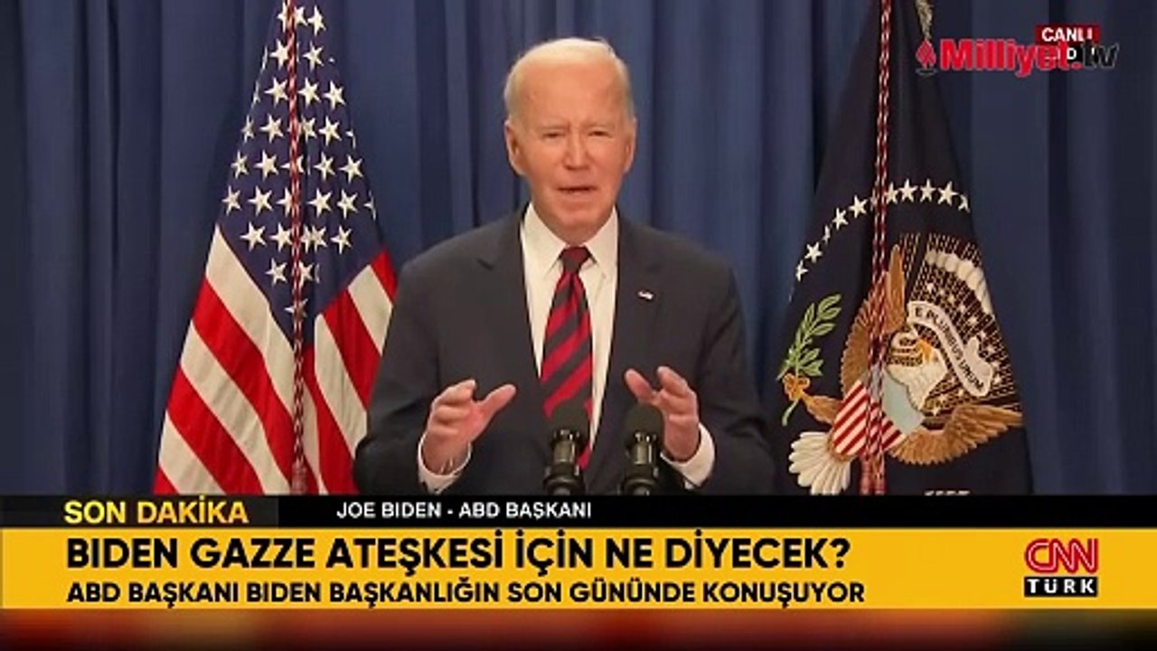 ABD Başkanı Joe Biden, ateşkesle ilgili ilk açıklamayı yaptı