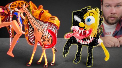 Zoochosis Attacks Spongebob 🧽💥 Let's Find Out Who's Stronger!