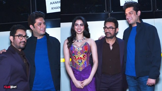 Bigg Boss 18 Finale; Aamir Khan बेटे Junaid Khan के साथ Salman Khan के शो के सेट पर हुए Spot