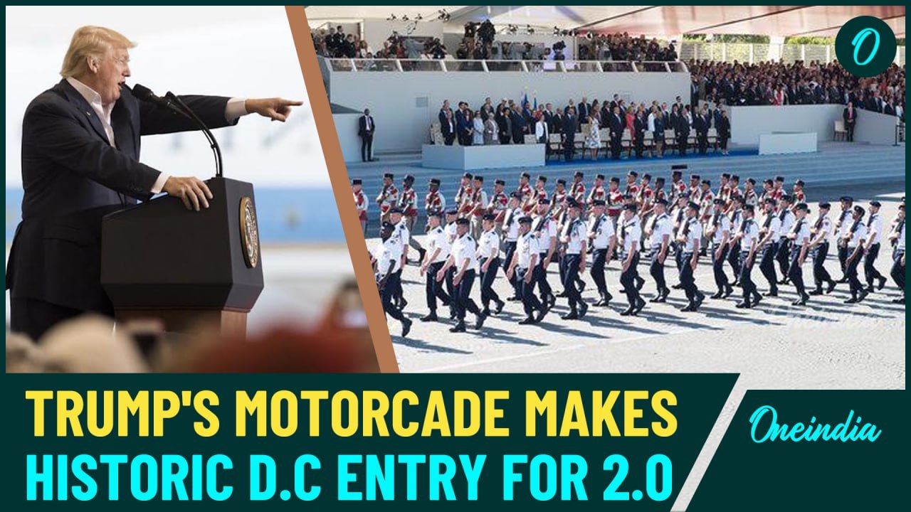 VIDEO: Americans Cheer Trump's MOTORCADE Entering Washington D.C For Big Inauguration Ceremony