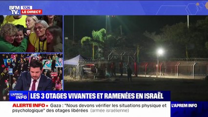 Regardez les images d'une famille israélienne qui apprend la libération d'une de ses filles par le Hamas et laisse exploser sa joie