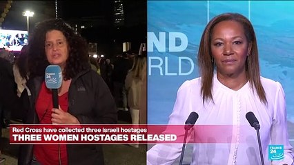 ‘Our daughters are coming back’: Israelis express joy and sadness as hostages return