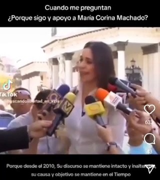 Declaraciones de María Corina Machado en los inicios de su carrera política