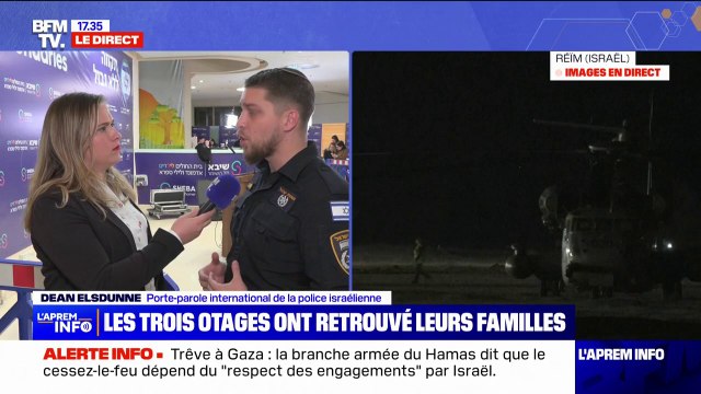 Otages libérées: Elles ont vécu des choses traumatisantes (...) nous sommes ici pour assurer leur sécurité , assure Dean Elsdunne (porte-parole de la police israélienne)
