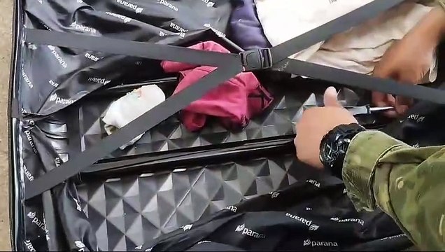 BPFron apreende haxixe em fundo falso de bagagens na Rodoviária de Umuarama