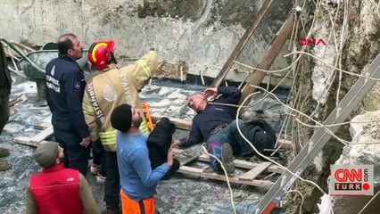 İnşaatın temeline düştü!