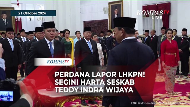 Perdana Lapor LHKPN! Segini Harta Seskab Teddy Indra Wijaya