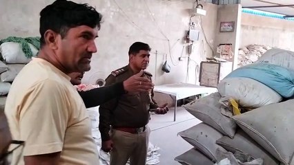 बानसूर में बाजरे ग्रेडिंग मील की दीवार गिरने से मजदूर की हुई मौत