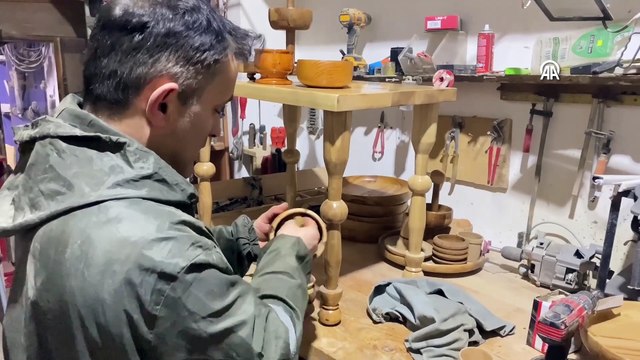 Hobi olarak başladığı el sanatını üretime dönüştürdü