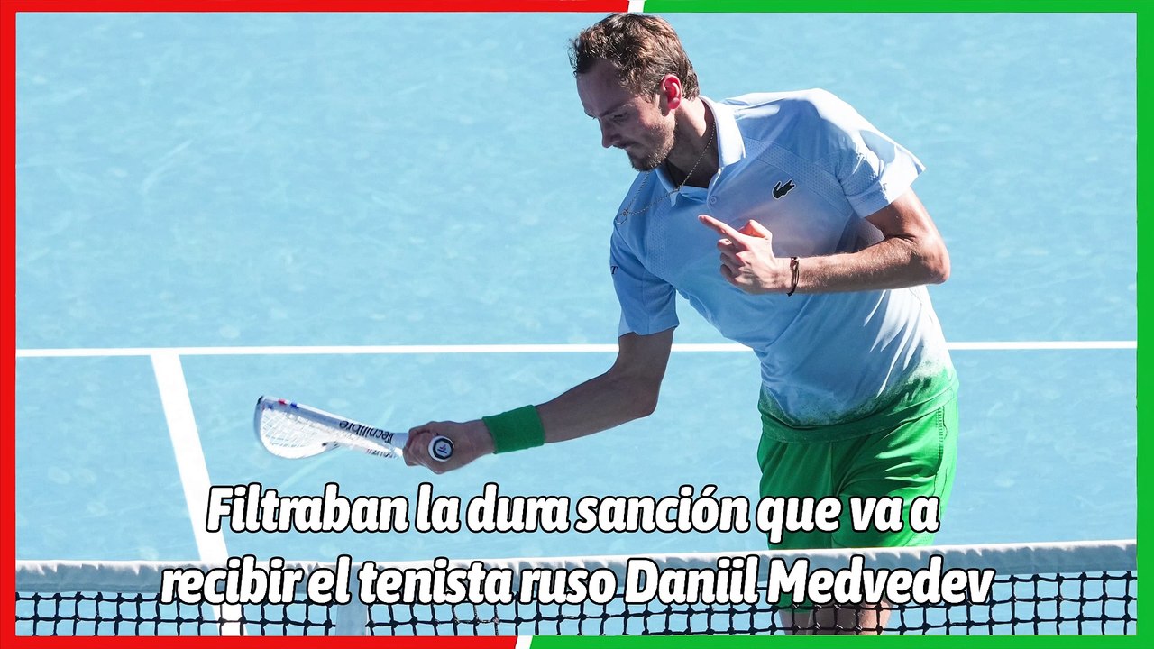 Sanción ejemplar en el Open de Australia