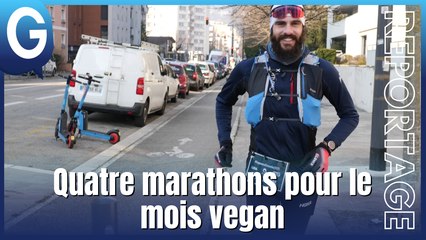 Reportage - Quatre marathons pour le mois vegan - Reportages - TéléGrenoble