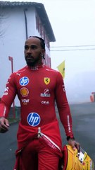 Lewis Hamilton - Primeira volta num Ferrari