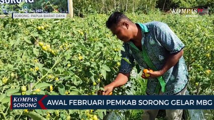 Pj Bupati Kabupaten Sorong Rangkul Petani Lokal Dukung Program Makan Bergizi Gratis