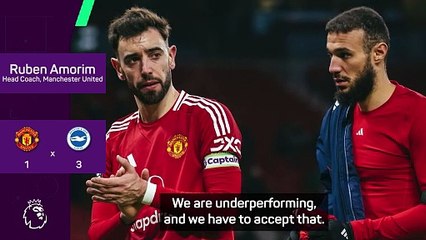 "We're maybe the worst Manchester United team in history" - Amorim