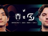 TH v SK | 2025 LEC Winter | Week 01 Day 02 | Team Heretics v SK Gaming