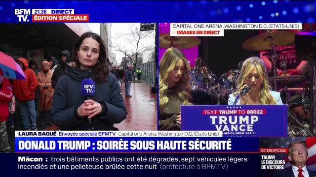 Investiture de Donald Trump: un dispositif de sécurité très important pour le dernier meeting du 47e président américain à Washington