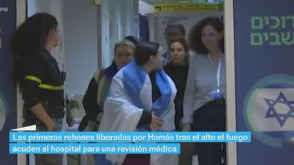 Las rehenes acuden a un hospital y se encuentran por primera vez con familiares