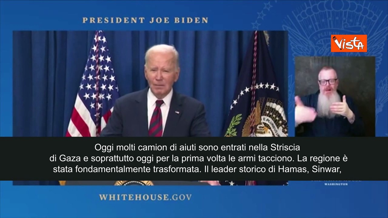 Tregua Gaza, Biden: Per prima volta armi tacciono sulla Striscia, ma Hamas non governer?