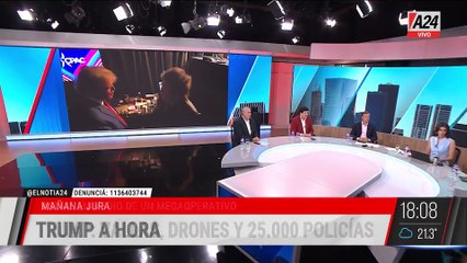 🔴ASUME TRUMP CON UN MEGAOPERATIVO: VALLAS, DRONES Y 25 MIL POLICÍAS