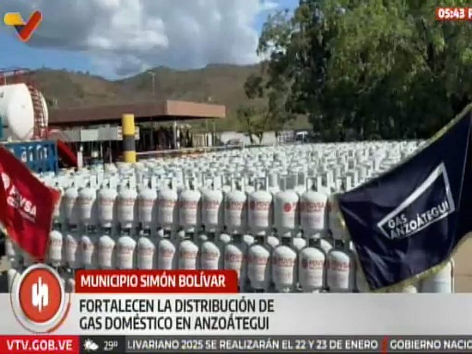 Gobierno Nacional fortalece la distribución de gas doméstico en el estado Anzoátegui