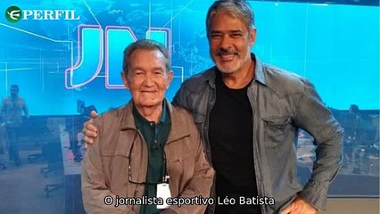 "William Bonner lamenta a perda de Léo Batista, ícone do jornalismo esportivo, aos 92 anos"