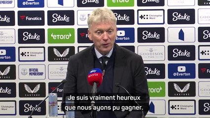 Everton - Moyes : "Si Tottenham avait marqué plus tôt..."