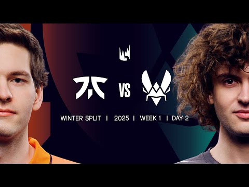 FNC v VIT| 2025 LEC Winter | Week 01 Day 02 | Fnatic vs.Team Vitality