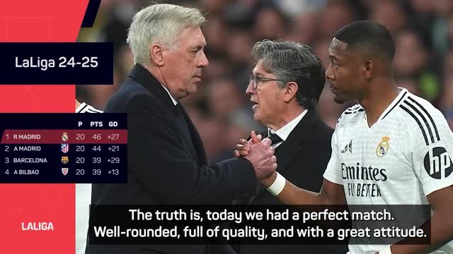 Ancelotti hits back at critics as Real Madrid go top of LaLiga