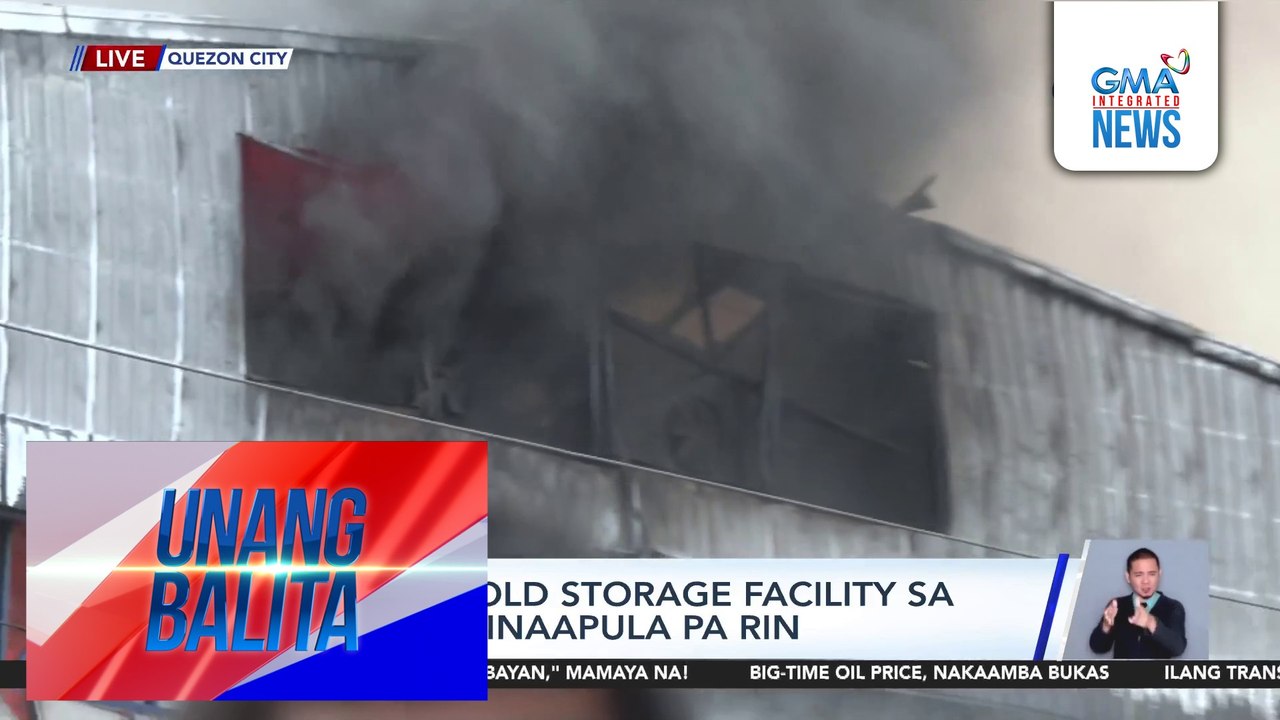 Sunog sa cold storage facility sa FPJ Avenue, i...