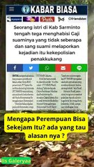 Bener juga sih apakah sang istri akan lolos jeratan hukum