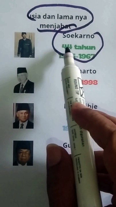 berikut lama jabatan dan usia presiden saat dilantik part 1#jokowi#prabowo#sukarno