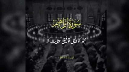 اللہ تعالٰی کا ارشاد مبارک قرآن مجید میں