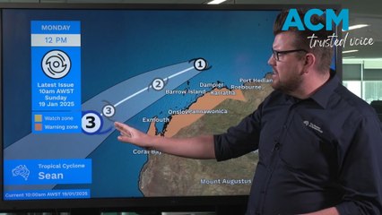 First tropical cyclone of 2025 bears down on Western Australia