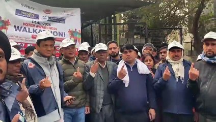 उत्तर पूर्व दिल्ली के जिला निर्वाचन अधिकारी ने वोटर जागरूकता के लिए पदयात्रा के साथ गाना भी लॉन्च किया