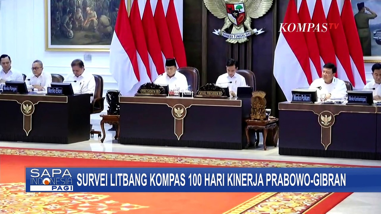 Hasil Survei Litbang Kompas & Respons Rakyat di 100 Hari Kinerja Presiden Prabowo-Wapres Gibran