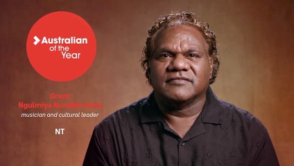 2025 NT Australian of the Year Grant Ngulmiya Nundhirribala