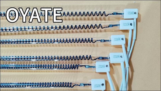 600w 1000w Carbon Fiber Infrared Electric Quartz Heating Elements For Outdoor Heaters