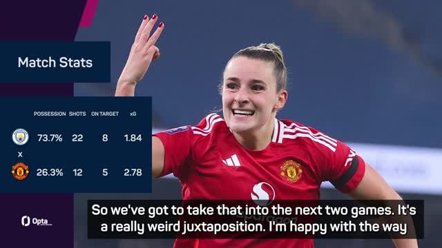 Skinner enjoys United's WSL derby win - but wants more